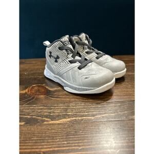 Under Armour Steph Curry High Top Gray Sneakers‎ Toddler Size: 6